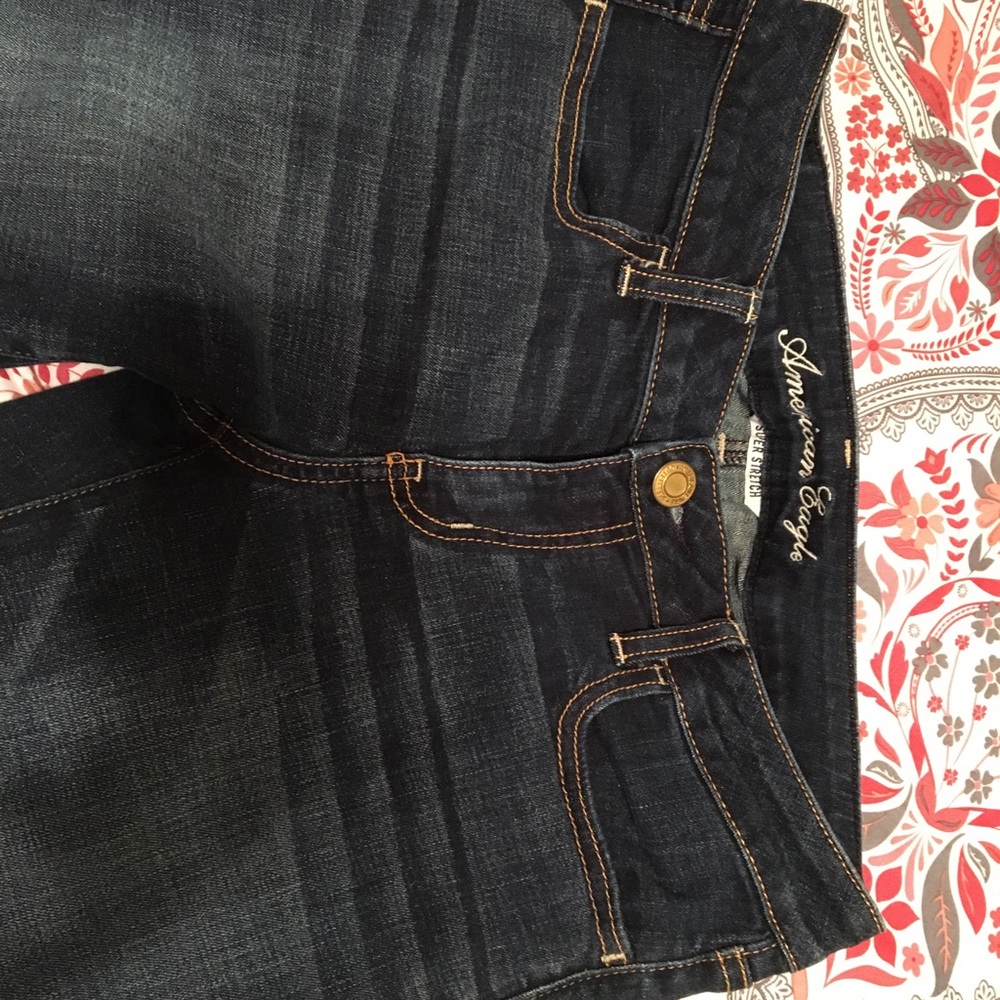 American eagle dark wash jeans size -10L